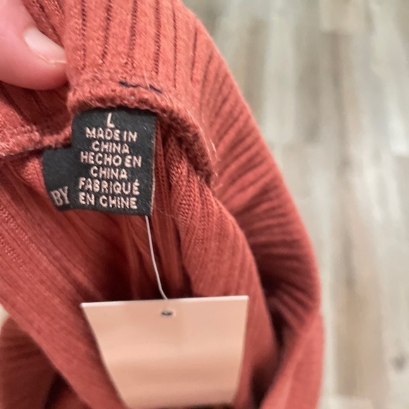 EZ Nina Leonard Ribbed Sweater Knit Pull On Pants Size Large NWT - Picture 5 of 8